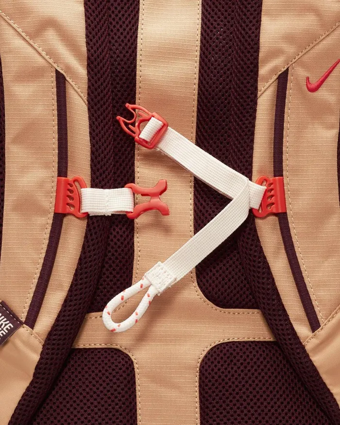 WomenMen Nike Bags And Backpacks Hike Amber Brownnight Maroonbright Crimson