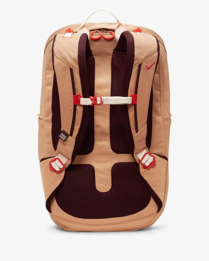 WomenMen Nike Bags And Backpacks Hike Amber Brownnight Maroonbright Crimson