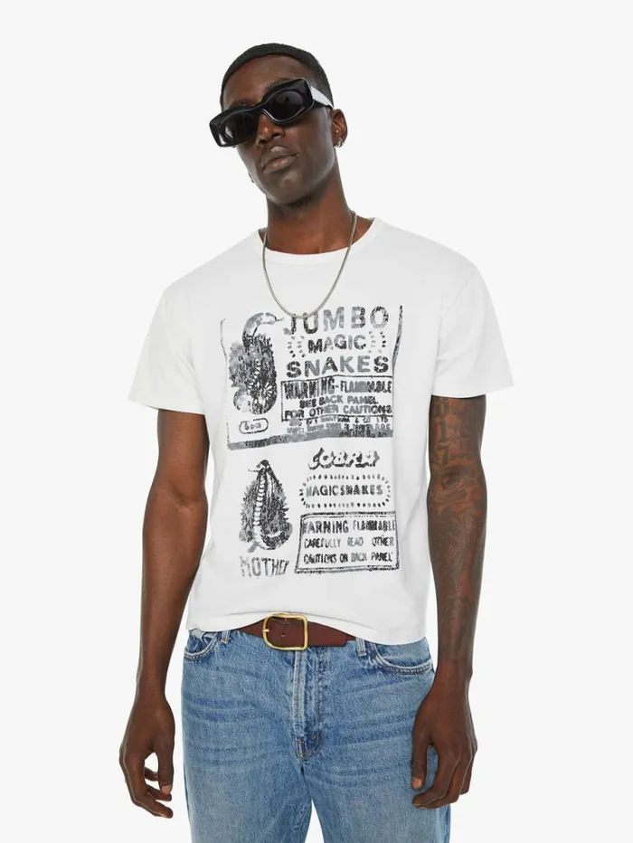WomenMen Tees Tanks Mother Denim The Lowdown White