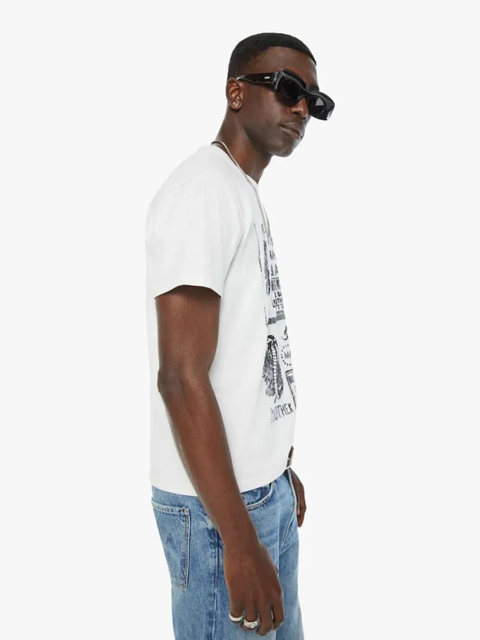WomenMen Tees Tanks Mother Denim The Lowdown White