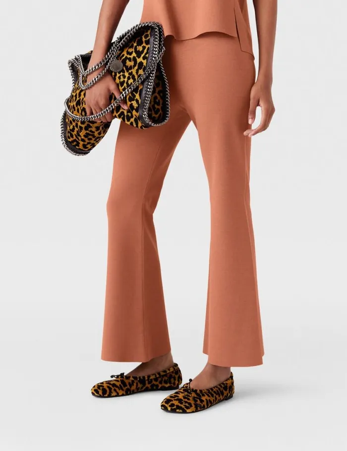 Women MidRise Flared Pants Blush Stella McCartney Pants And Shorts Women MidRise Flared Pants Blush Stella McCartney Pants And Shorts