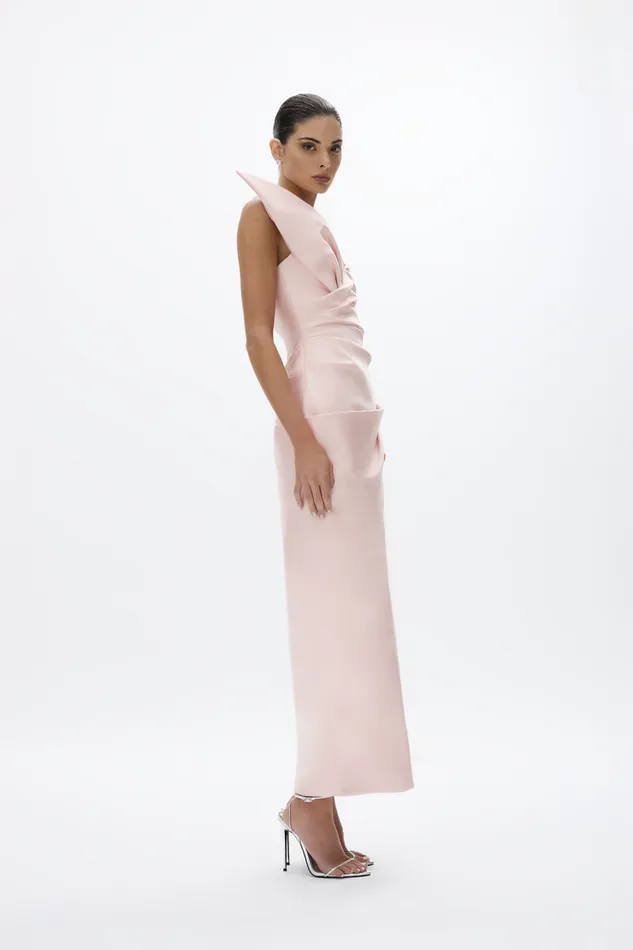 Women Midi Dresses Rachel Gilbert Anders Dress Rosewater Women Midi Dresses Rachel Gilbert Anders Dress Rosewater