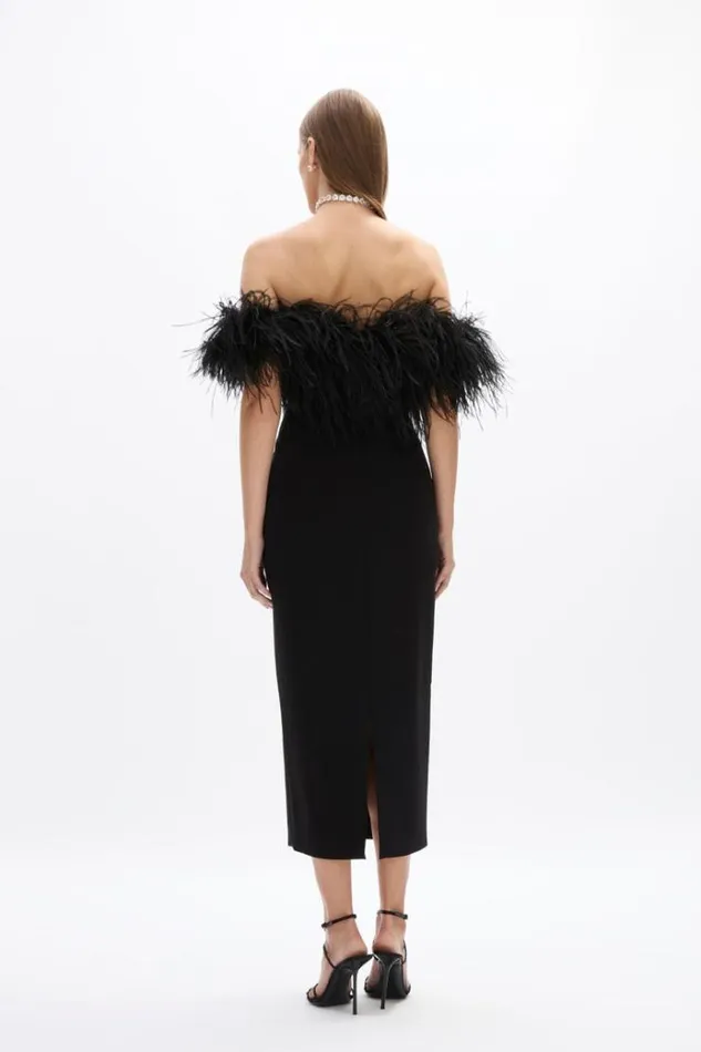 Women Midi Dresses Rachel Gilbert Link Dress Black