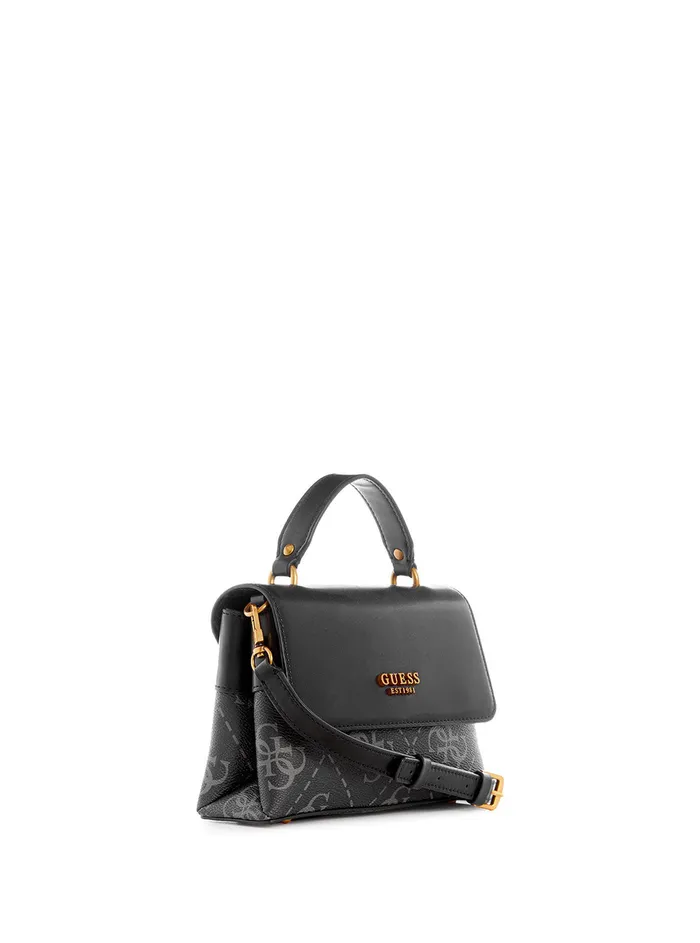 Women Mini Bags GUESS Coal Logo Berta Mini Crossbody Bag Women Mini Bags GUESS Coal Logo Berta Mini Crossbody Bag