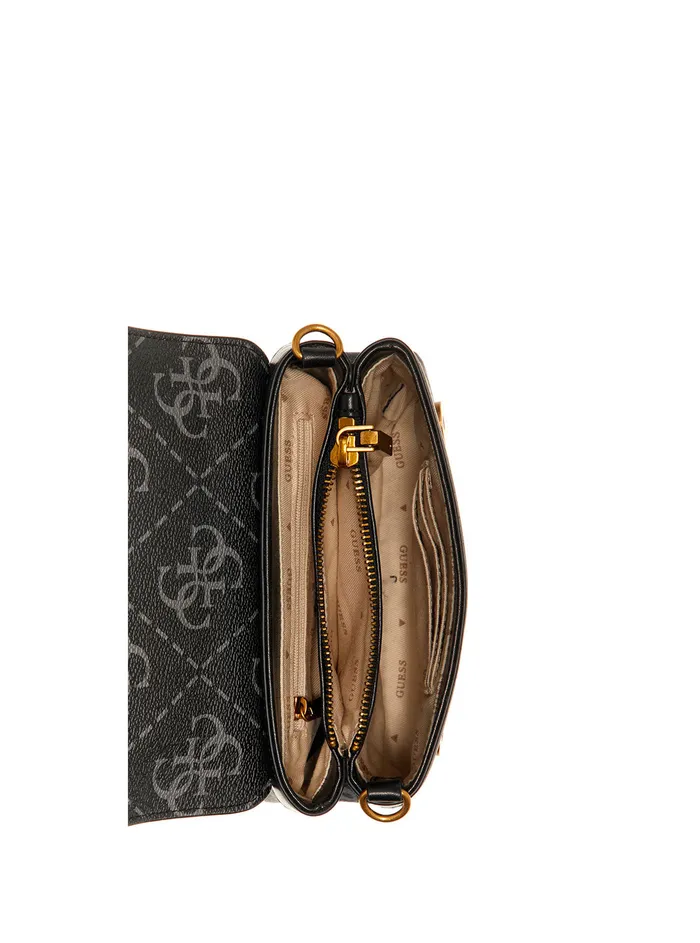 Women Mini Bags GUESS Coal Logo Berta Mini Crossbody Bag Women Mini Bags GUESS Coal Logo Berta Mini Crossbody Bag