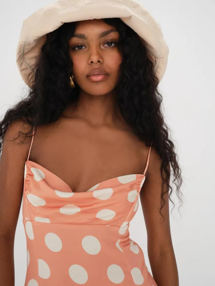 Women Mirabelle Mini Dress Orange For Love and Lemons Dresses