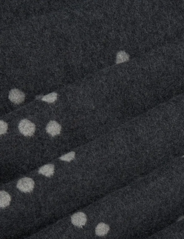 Women Moniker Print Logo Scarf Grey Stella McCartney Knitwear