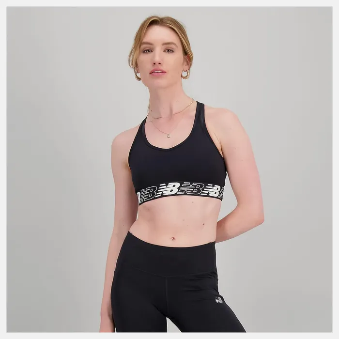 Women NB Pace Bra 30 Black New Balance Sports Bras