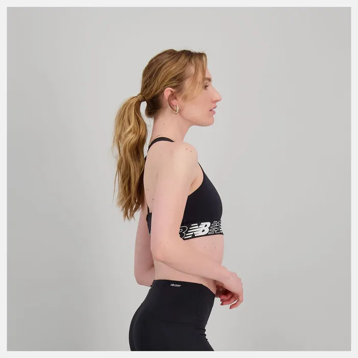 Women NB Pace Bra 30 Black New Balance Sports Bras