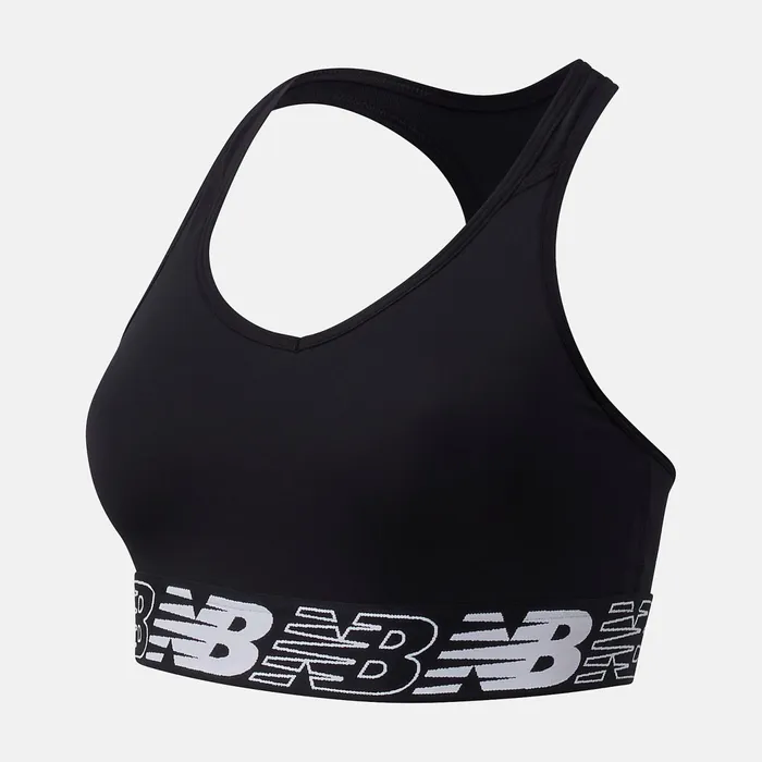 Women NB Pace Bra 30 Black New Balance Sports Bras