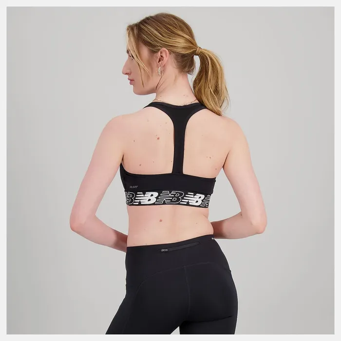 Women NB Pace Bra 30 Black New Balance Sports Bras