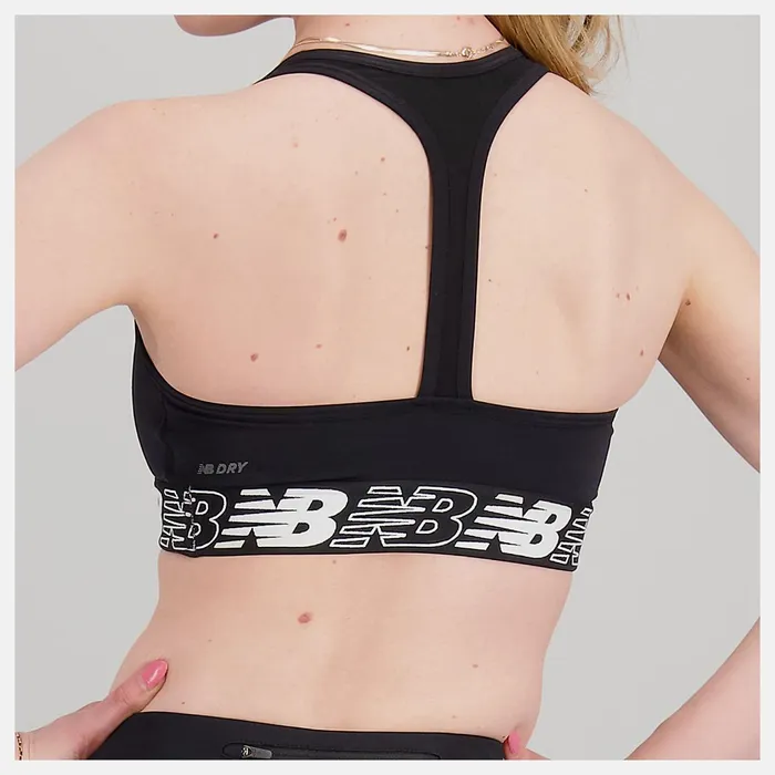 Women NB Pace Bra 30 Black New Balance Sports Bras