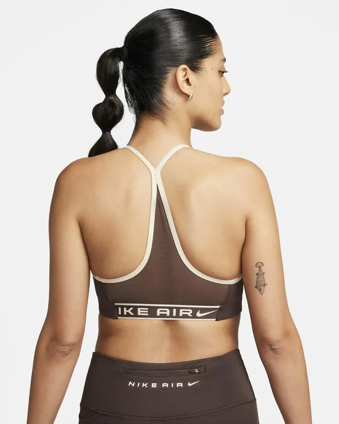 Women Nike All Clothing Air Indy HighNeck Baroque Brownsand Driftsand Drift