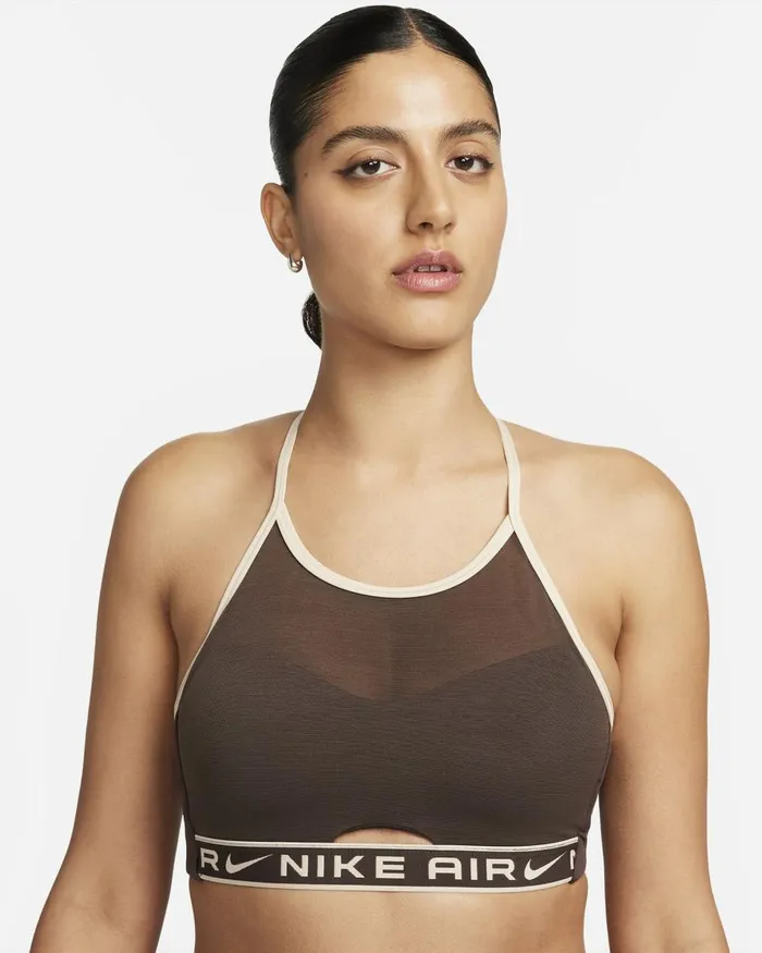 Women Nike All Clothing Air Indy HighNeck Baroque Brownsand Driftsand Drift