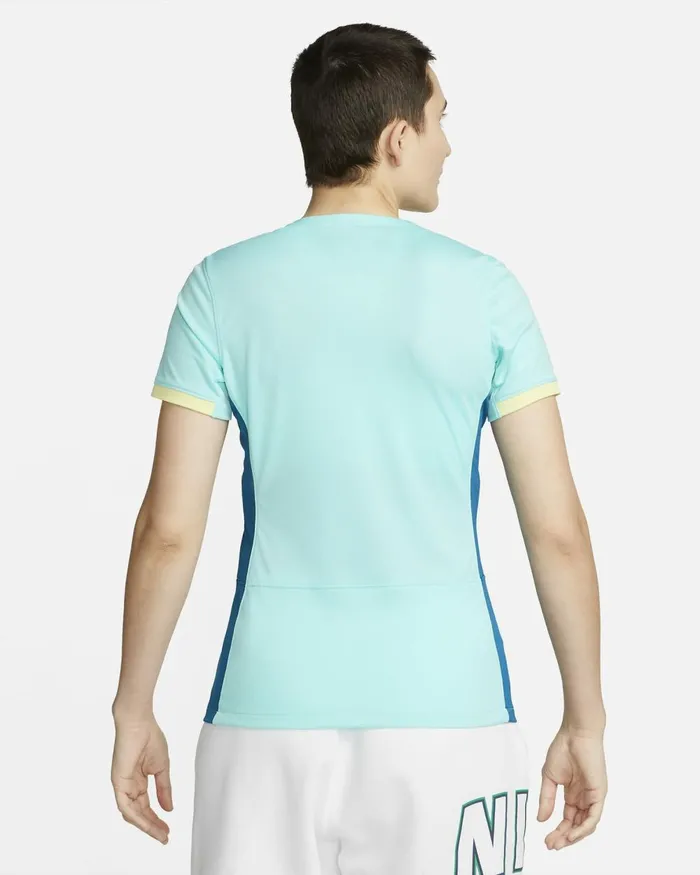 Women Nike All Clothing Australia 2023 Stadium Away Hyper Turquoisegreen Abysslight Citrongreen Abyss