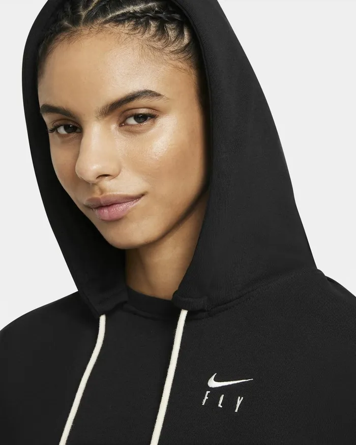 Women Nike All Clothing DriFIT Swoosh Fly Standard Issue Blackpale Ivory