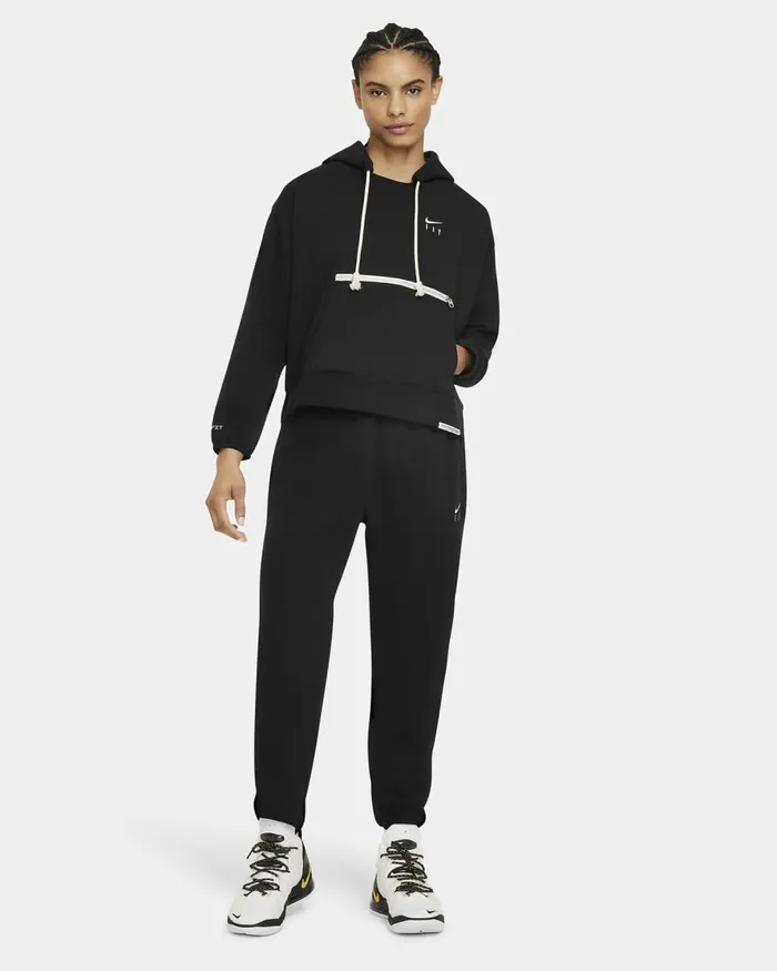 Women Nike All Clothing DriFIT Swoosh Fly Standard Issue Blackpale Ivory