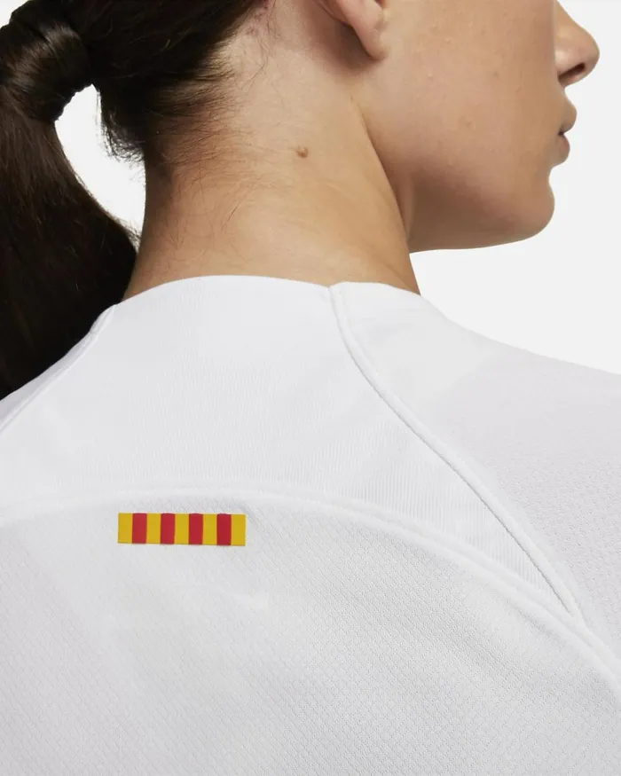 Women Nike All Clothing FC Barcelona 202324 Stadium Away Whiteuniversity Redroyal Blueroyal Blue