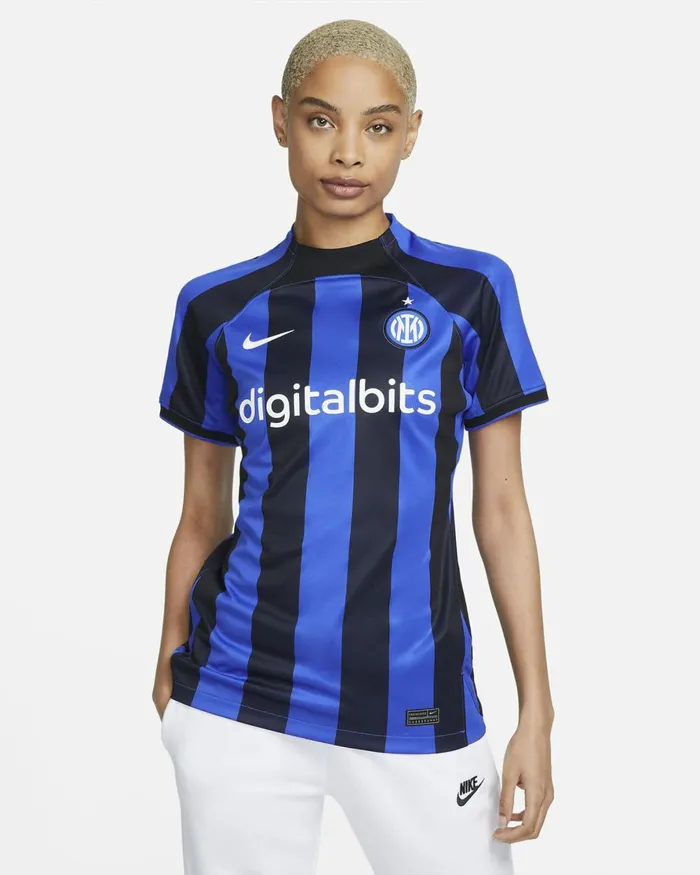 Women Nike All Clothing Inter Milan 202223 Stadium Home Lyon Blueblackblackwhite