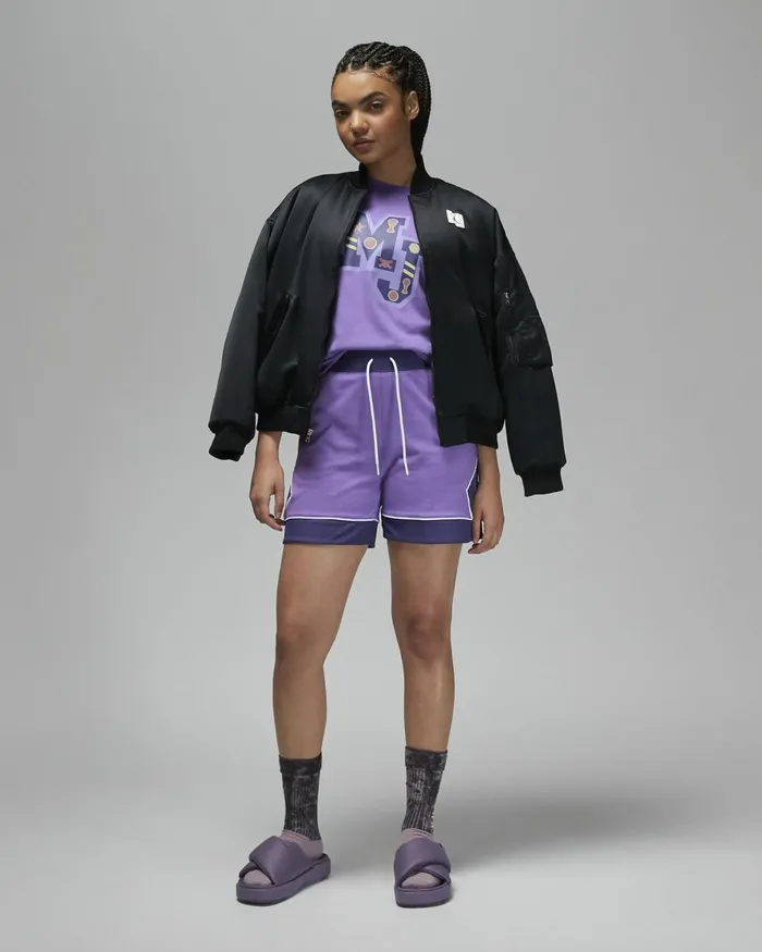 Women Nike All Clothing Jordan Action Grapesky J Purplewhite