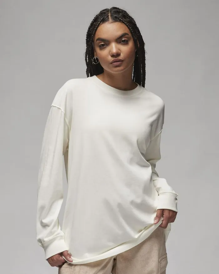 Women Nike All Clothing Jordan Essentials Sail