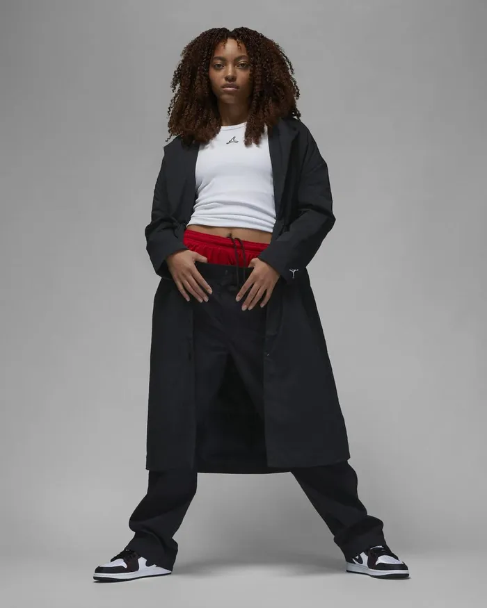 Women Nike All Clothing Jordan Flight Blackwhite