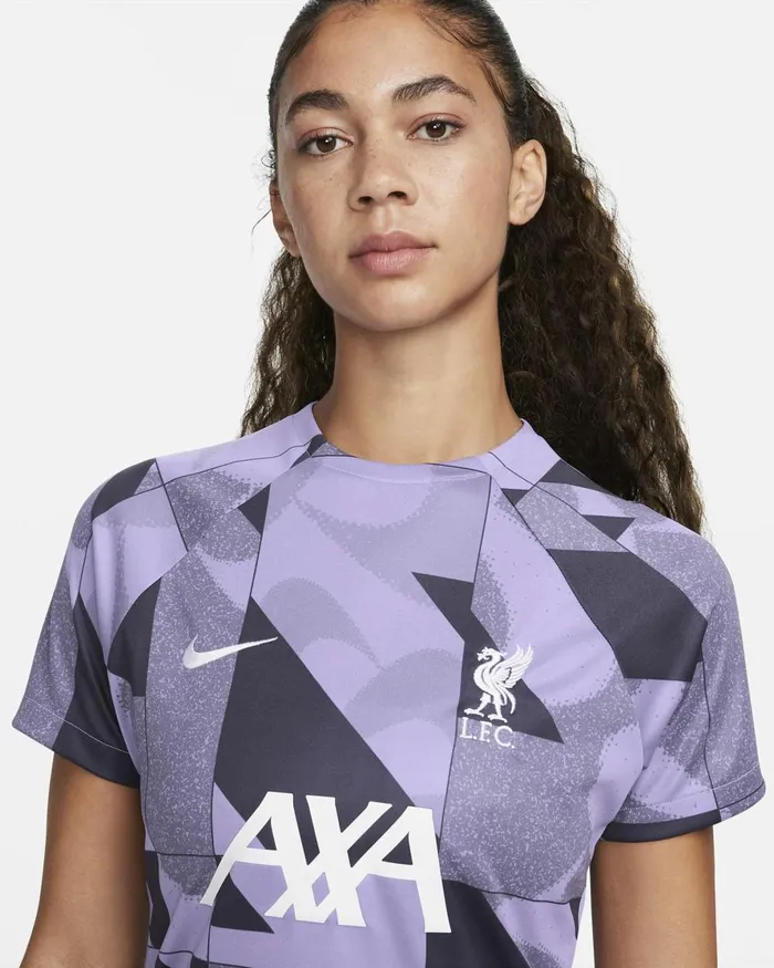 Women Nike All Clothing Liverpool FC Academy Pro Third Space Purplegridironwhite