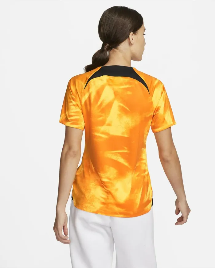 Women Nike All Clothing Netherlands 202223 Stadium Home Laser Orangeblack