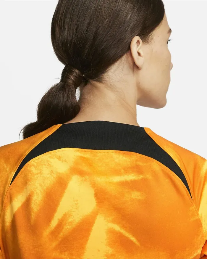 Women Nike All Clothing Netherlands 202223 Stadium Home Laser Orangeblack