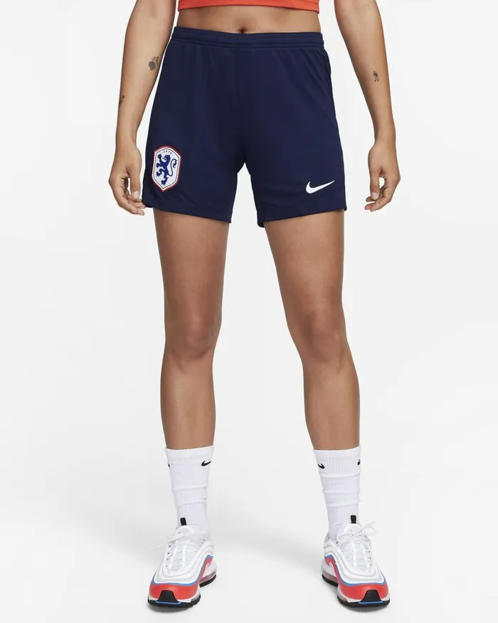 Women Nike All Clothing Netherlands 2023 Stadium Away Blackened Bluewhite