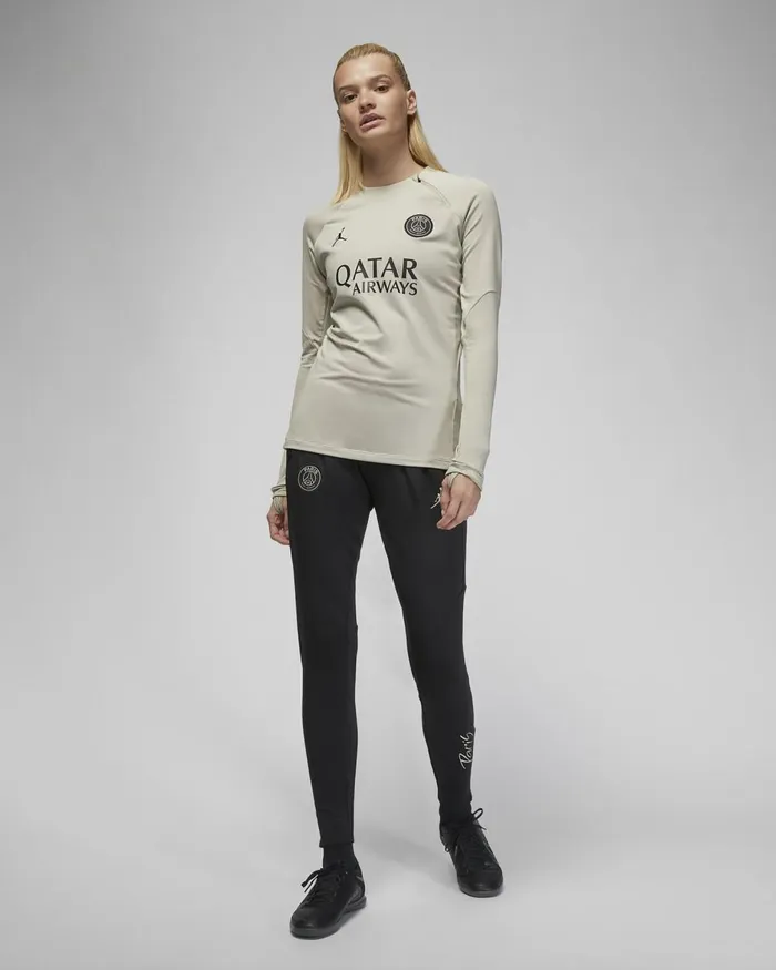 Women Nike All Clothing Paris SaintGermain Strike Third Stonestoneiron Greyblack
