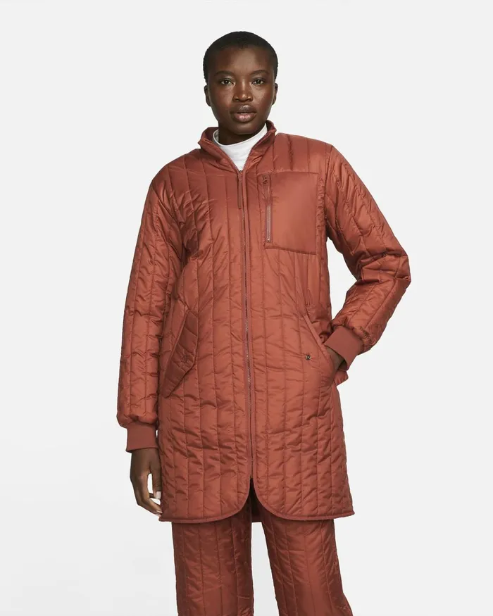 Women Nike All Clothing Sportswear ThermaFIT Tech Pack Mars Stoneoxen Brownoxen Brown