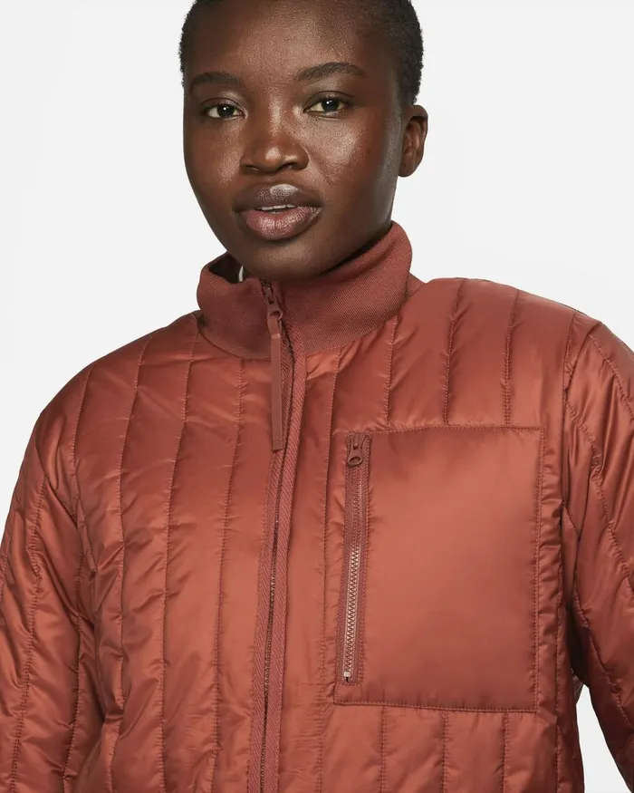 Women Nike All Clothing Sportswear ThermaFIT Tech Pack Mars Stoneoxen Brownoxen Brown