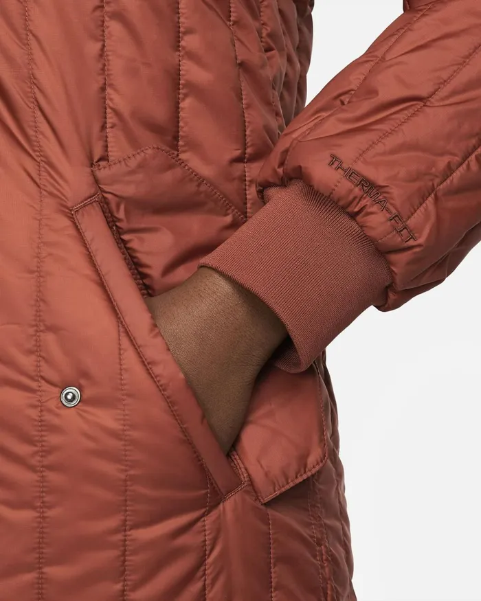 Women Nike All Clothing Sportswear ThermaFIT Tech Pack Mars Stoneoxen Brownoxen Brown