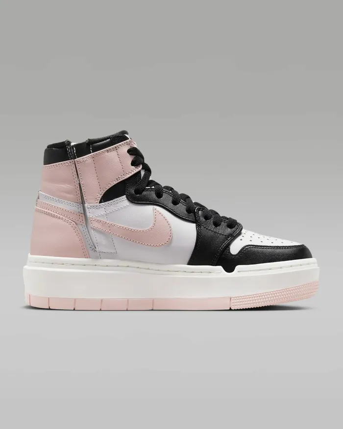 Women Nike All Shoes Air Jordan 1 Elevate High Blackwhitesailatmosphere