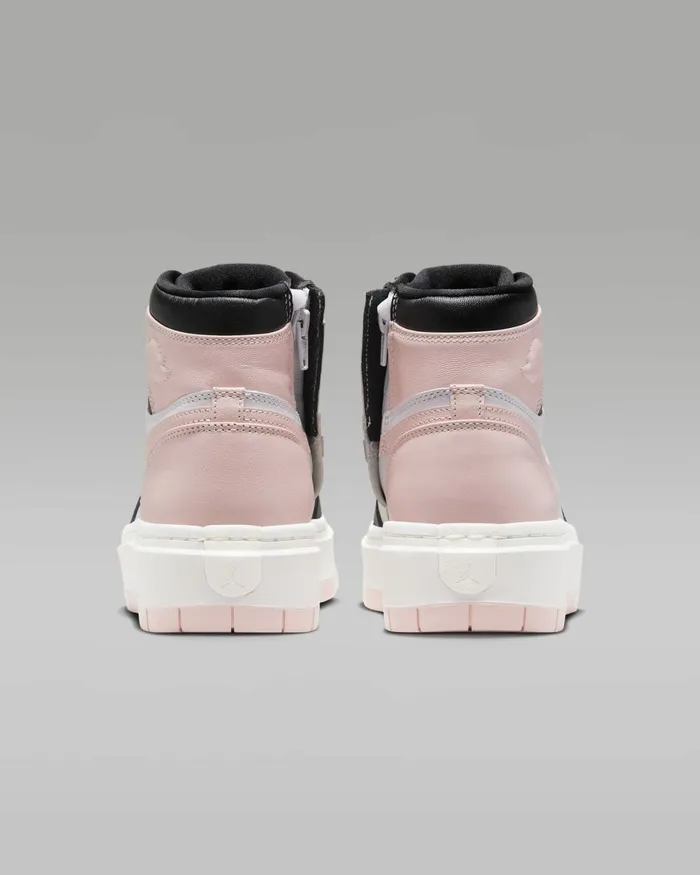 Women Nike All Shoes Air Jordan 1 Elevate High Blackwhitesailatmosphere
