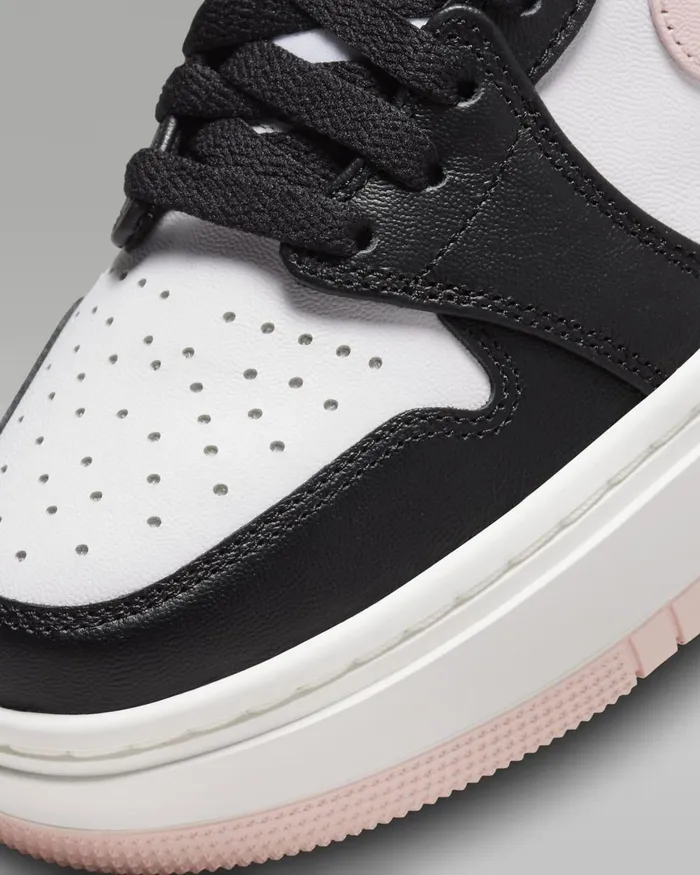 Women Nike All Shoes Air Jordan 1 Elevate High Blackwhitesailatmosphere
