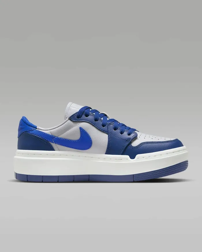 Women Nike All Shoes Air Jordan 1 Elevate Low French Blueneutral Greysailsport Blue