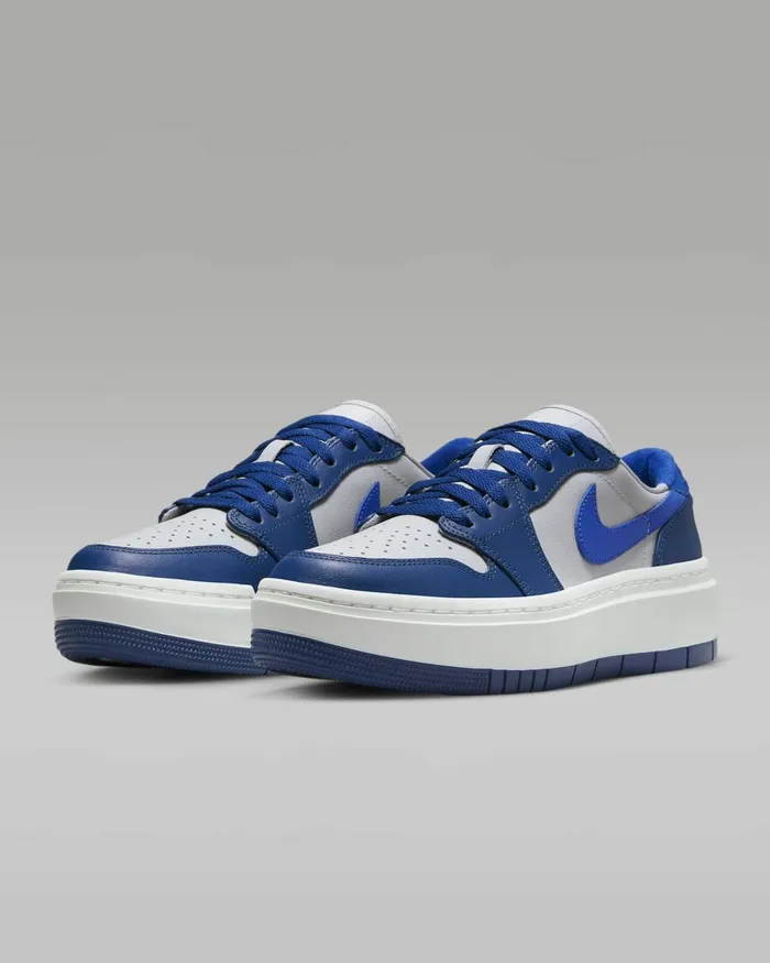 Women Nike All Shoes Air Jordan 1 Elevate Low French Blueneutral Greysailsport Blue