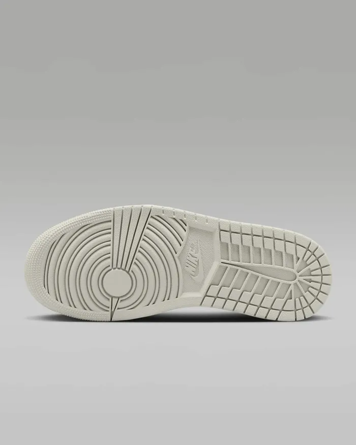 Women Nike All Shoes Air Jordan 1 Low OG Blacktech Greywhitemuslin