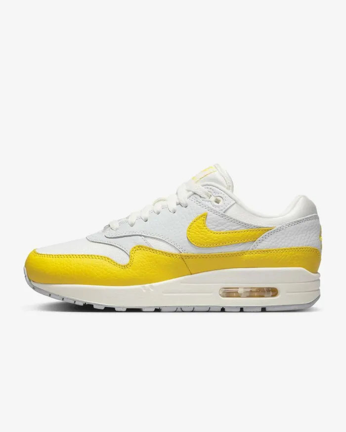 Women Nike All Shoes Air Max 1 Photon Dustwolf Greysailtour Yellow