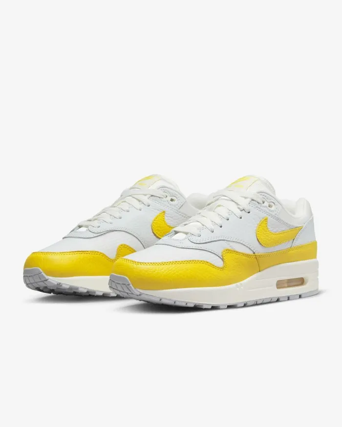 Women Nike All Shoes Air Max 1 Photon Dustwolf Greysailtour Yellow