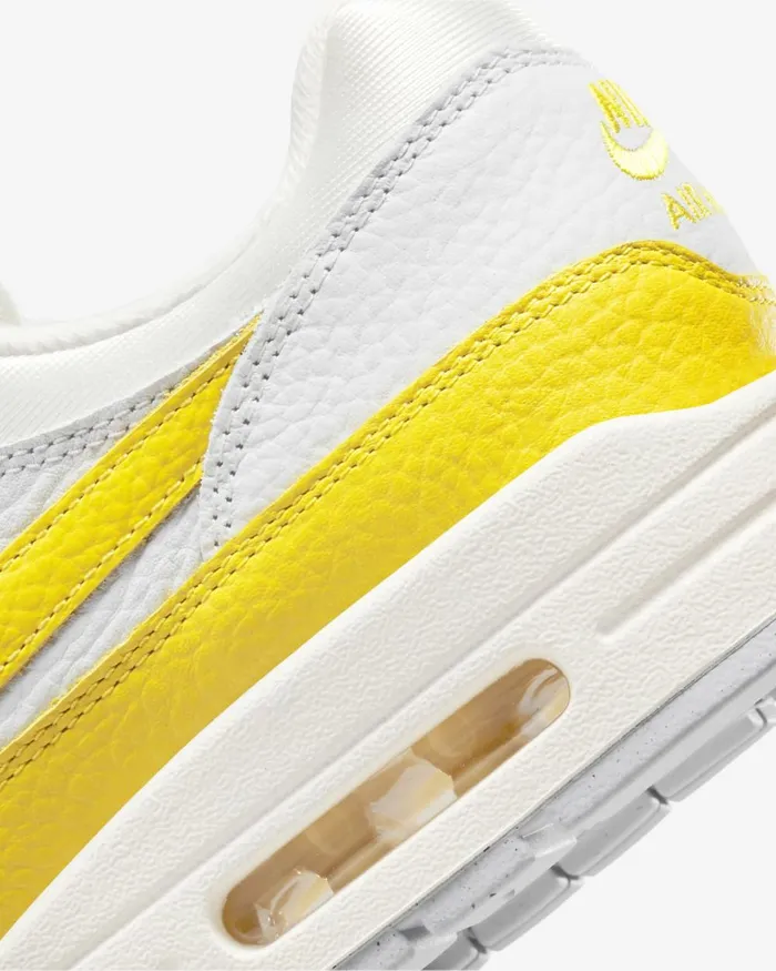 Women Nike All Shoes Air Max 1 Photon Dustwolf Greysailtour Yellow