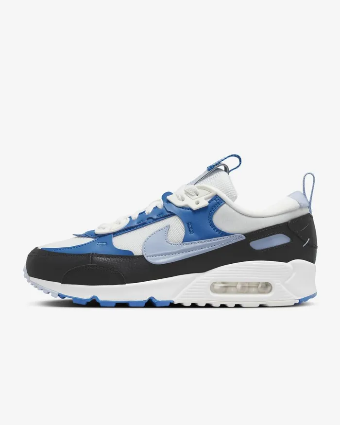 Women Nike All Shoes Air Max 90 Futura Summit Whitelight Photo Blueblackcobalt Bliss