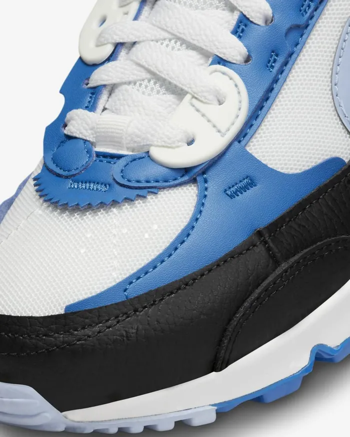 Women Nike All Shoes Air Max 90 Futura Summit Whitelight Photo Blueblackcobalt Bliss