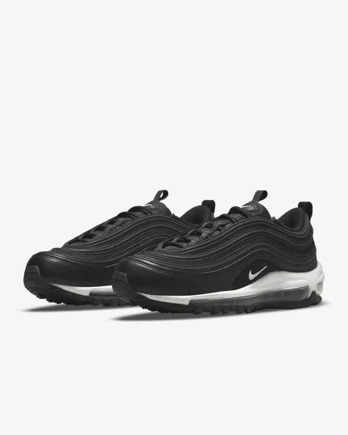 Women Nike All Shoes Air Max 97 Blackblackwhite