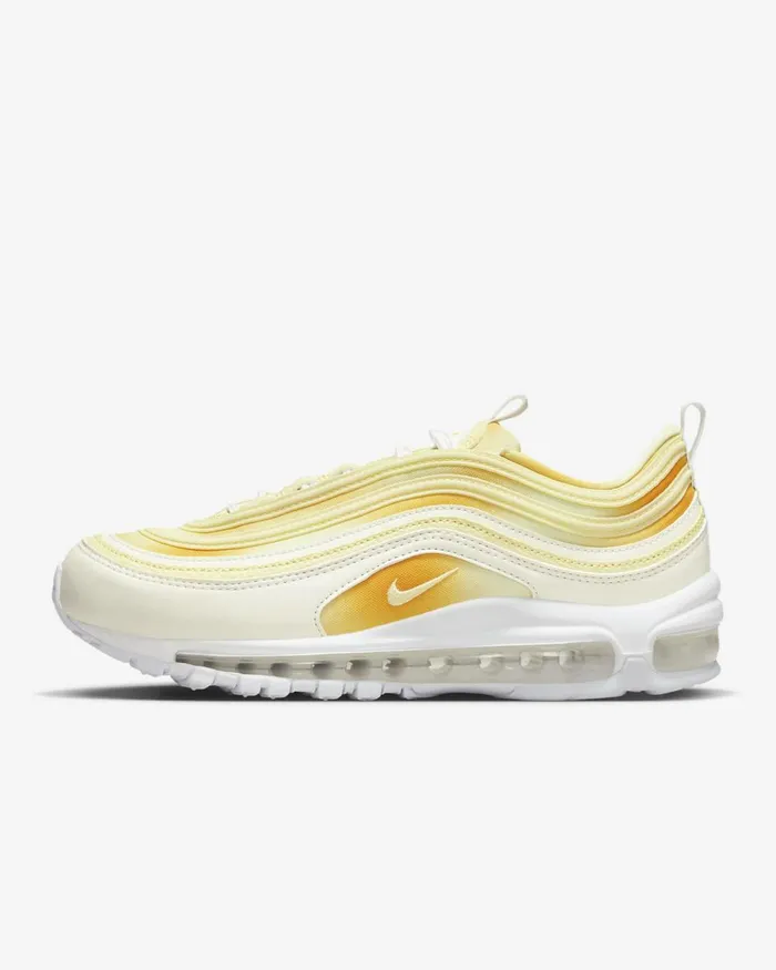 Women Nike All Shoes Air Max 97 Saillaser Orangewhitecitron Tint