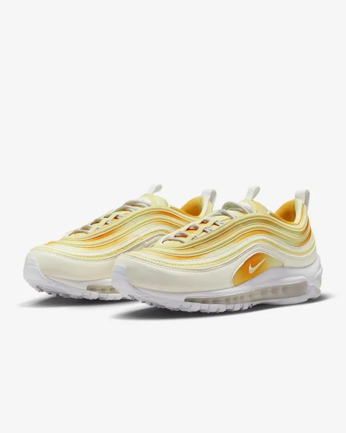 Women Nike All Shoes Air Max 97 Saillaser Orangewhitecitron Tint