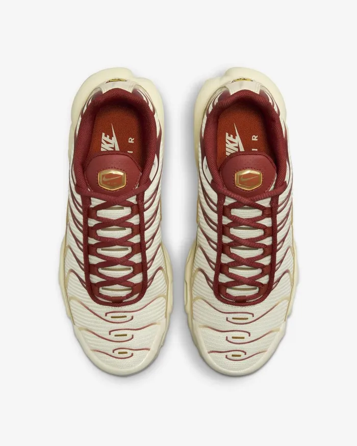 Women Nike All Shoes Air Max Plus Coconut Milkrugged Orangepale Vanillametallic Gold