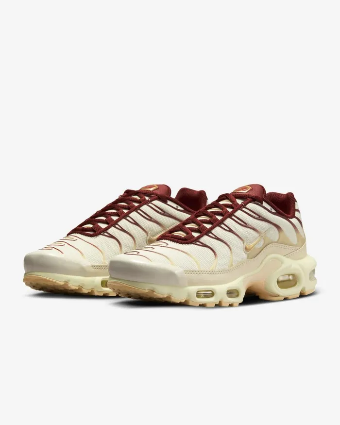 Women Nike All Shoes Air Max Plus Coconut Milkrugged Orangepale Vanillametallic Gold